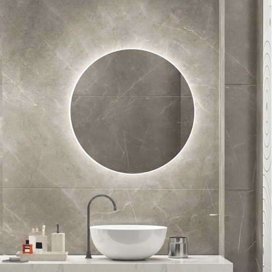 Καθρέφτης Μπάνιου με φωτισμό Led Luminor Jolly Ø50cm | Casa Solutions Gekas