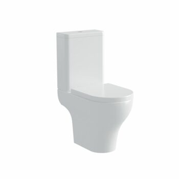 Λεκάνη Clear Χ.Π με κάλυμμα Slim soft close 36x63cm White Orabella - Image 4