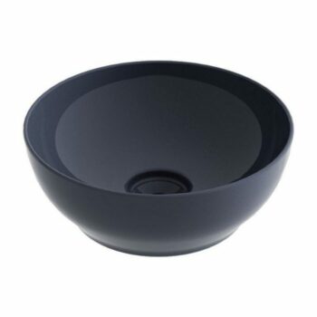 Orabella trend round 02 grigio lucido – Επικαθήμενος νιπτήρας Πορσελάνης Ø38cm