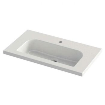 Orabella mood 80cm – Νιπτήρας πορσελάνης κρεμαστός ή ένθετος White