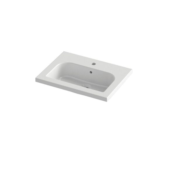 Orabella mood 60cm - Νιπτήρας πορσελάνης κρεμαστός ή ένθετος White