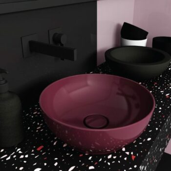 Orabella trend round 02 melanzana – Επικαθήμενος νιπτήρας Ø38cm - Image 2