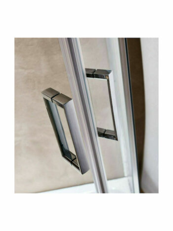 Tema New Tema-Καμπίνα ντους ημικυκλική 80x80x180 chrome Διάφανη - Image 2
