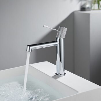 Μπαταρία νιπτήρος με βαλβίδα clic clac Chrome Orabella Terra