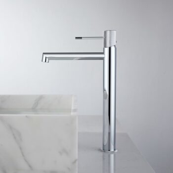 Orabella Terra Ψηλή Μπαταρία νιπτήρος Chrome με βαλβίδα κλικ-κλακ - Image 6