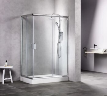 Tema New Tema-Καμπίνα ντους παραλληλόγραμμη 72x90x180 chrome Διάφανη