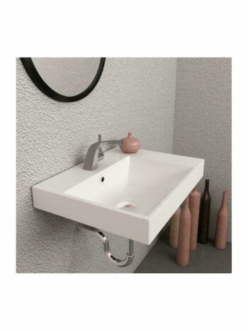 Orabella raven 60cm - Νιπτήρας πορσελάνης ένθετος ή κρεμαστός - Image 2