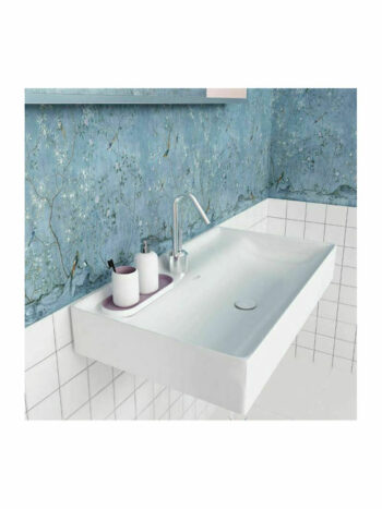 Orabella touch 101cm –Νιπτήρας πορσελάνης κρεμαστός ή επικαθήμενος White - Image 2