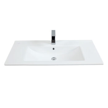Tema Creavit Slim White - Νιπτήρας ένθετος ορθογώνιος 120x45x17,9cm