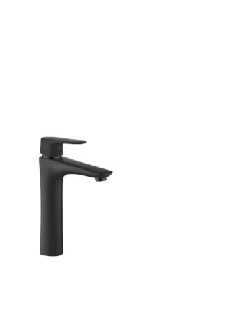 Tema Demm Imola Black matt-Αναμεικτική μπαταρία νιπτήρα με βαλβίδα pop-up Ψηλή