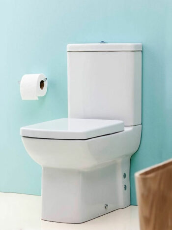 Tema creavit Quadro BTW White Set-Λεκάνη επιδαπέδια με κάλυμμα και καζανάκι - Image 2