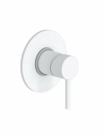 Eurorama Tonda 145055-300 Μίκτης μπαταρίας εντοιχισμού ντουζιέρας 1 εξόδου White Matt