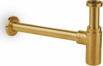 Eurorama Eletta R0262-201 Σιφώνι νιπτήρα με αποσπώμενο πώμα καθαρισμού gold brushed