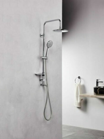 Tema Tondo -Ρυθμιζόμενη Στήλη Ντουζ 85-115cm Chrome - Image 3