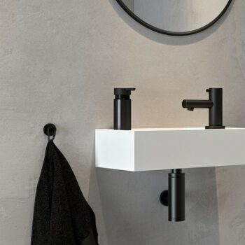 Geesa by Tiger 13210-400 Διανομέας υγρού σαπουνιού (dispenser) 135ml επικαθήμενος μεταλλικός Black Matt - Image 2