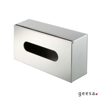 Geesa Standard Hotelia 121 Θήκη για χαρτομάντηλα επίτοιχη μεταλλική Inox 25x13x7,3cm - Image 2