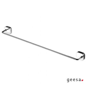 Geesa Thessa 2407/60 Πετσετοκρεμάστρα μπάνιου μεταλλική μονή 60cm Chrome με βίδες