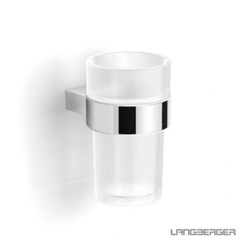 Langberger Series 280 21280-11A Ποτηροθήκη επίτοιχη γυάλινη Chrome