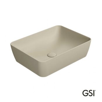 GSI Sand 9037-520 Νιπτήρας επικαθήμενος 50x38 cm από πορσελάνη Creta