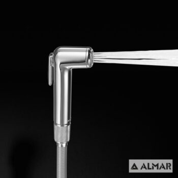 Almar E136005-100 Flush 2- Επιτοίχιο Σετ Μπιντέ Chrome (χωρίς ανάμιξη-κρύο νερό) για λεκάνες Χ.Π. - Image 2