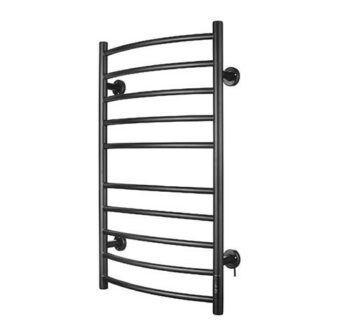 Colorado Brinsk - Θερμαντικό σώμα μπάνιου 53x86 cm 220-240V Black Matt