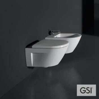 GSI Norm/50 8664-300 Μπιντέ κρεμαστό 50x36 cm από πορσελάνη White Glossy - Image 3