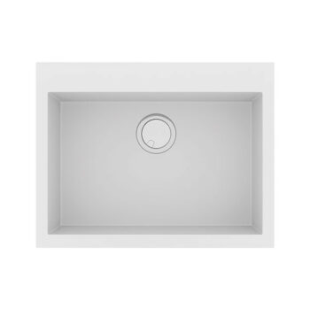 Sanitec Ultra Granite 809 - Νεροχύτης ένθετος με μία γούρνα 60x50 cm Bianco