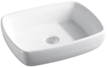 Ceramita F602 - Νιπτήρας Πορσελάνης επικαθήμενος 47x35,5x12,5 cm White
