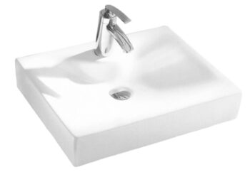 Ceramita F185 - Νιπτήρας Πορσελάνης επικαθήμενος 54x43x10 cm White