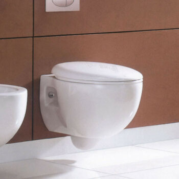 Ceramita Fiji - Λεκάνη κρεμαστή με κάλυμμα και καπάκι soft close, 50 cm White