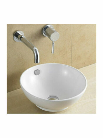 Ceramita F319 - Νιπτήρας Πορσελάνης επικαθήμενος στρογγυλός Ø 40x17 cm White - Image 4