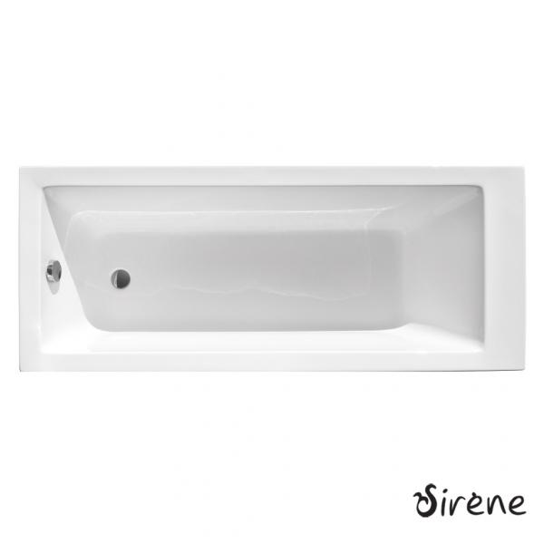 Sirene Cubic - Μπανιέρα ένθετη 150x70cm White | Casa Solutions Gekas