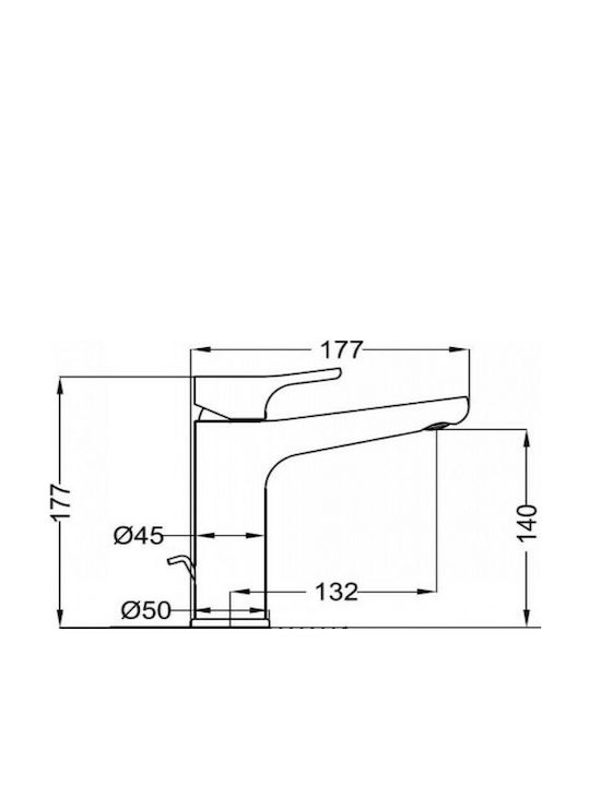 Teorema Tag - Μπαταρία νιπτήρα υψηλή με βαλβίδα clicker Chrome | Casa  Solutions Gekas