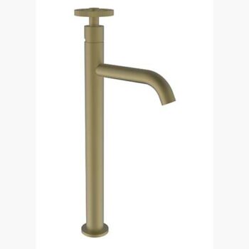Teorema Programe One - Μπαταρία νιπτήρα Ψηλή με βαλβίδα clicker Brass