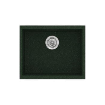 Sanitec Classic 341 - Νεροχύτης ένθετος συνθετικός 50x40 cm Granite Green