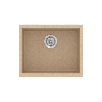 Sanitec Classic 341 - Νεροχύτης ένθετος συνθετικός 50x40 cm Granite Beige