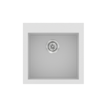 Sanitec Classic 339 - Νεροχύτης ένθετος συνθετικός 50x50 White