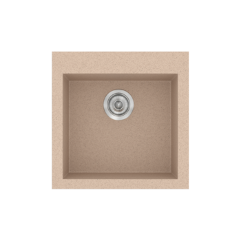 Sanitec Classic 339 - Νεροχύτης ένθετος συνθετικός 50x50 Granite Sand
