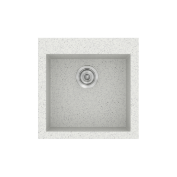 Sanitec Classic 339 - Νεροχύτης ένθετος συνθετικός 50x50 Granite White