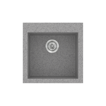 Sanitec Classic 339 - Νεροχύτης ένθετος συνθετικός 50x50 Granite Grey