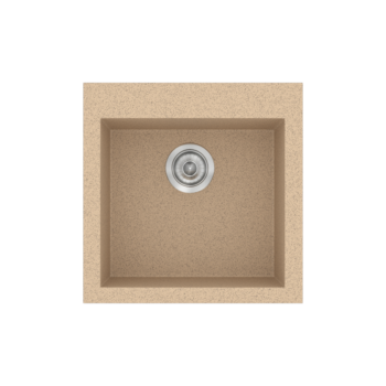 Sanitec Classic 339 - Νεροχύτης ένθετος συνθετικός 50x50 Granite Beige