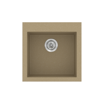Sanitec Classic 339 - Νεροχύτης ένθετος συνθετικός 50x50 Metallic Cream