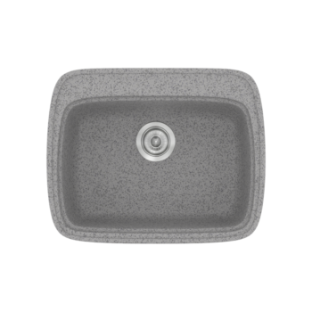 Sanitec Classic 313 - Νεροχύτης ένθετος συνθετικός 58x50 Granite Grey