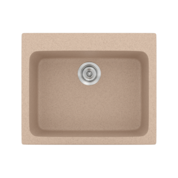Sanitec Classic 331 - Νεροχύτης ένθετος συνθετικός 60x50 Granite Sand