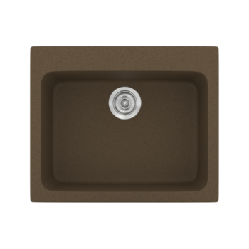 Sanitec Classic 331 - Νεροχύτης ένθετος συνθετικός 60x50 Granite Rust