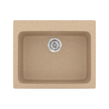 Sanitec Classic 331 - Νεροχύτης ένθετος συνθετικός 60x50 Granite Beige