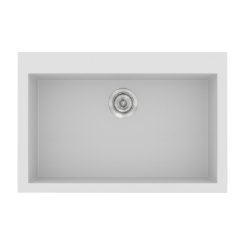 Sanitec Classic 338 - Νεροχύτης ένθετος συνθετικός 70x50 White