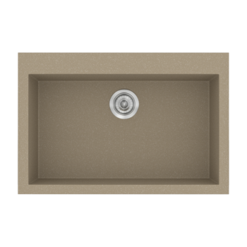 Sanitec Classic 338 - Νεροχύτης ένθετος συνθετικός 70x50 Granite Taupe