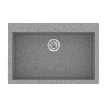 Sanitec Classic 338 - Νεροχύτης ένθετος συνθετικός 70x50 Granite Grey