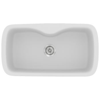 Sanitec Classic 321 - Νεροχύτης ένθετος συνθετικός 83x51 White
